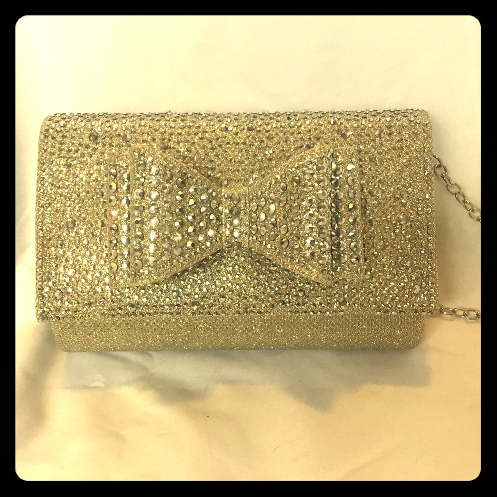 INC Bow Clutch Purse